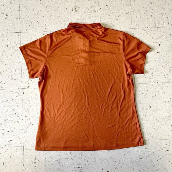 Nike Mens Polo Shirt XL Orange DriFit Golf Short Sleeve Casual Gym Outdoor - Picture 7 of 7